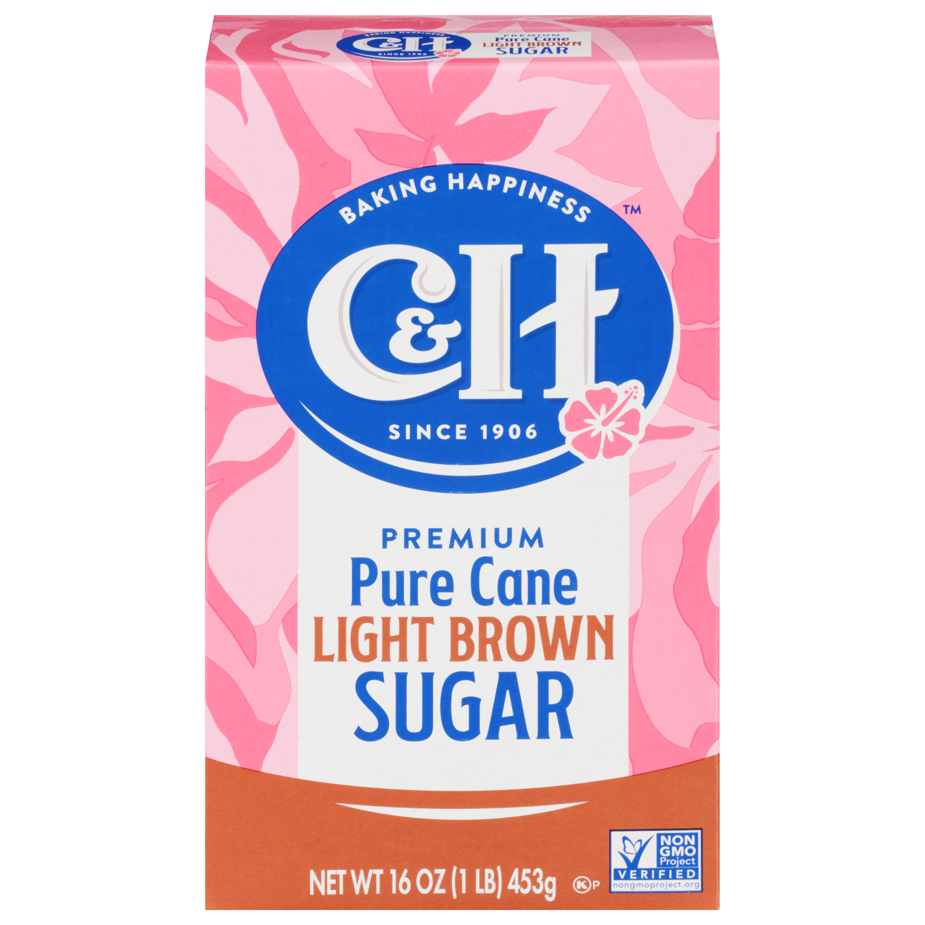 C&H® Pure Cane Golden Brown Sugar - 1 lb. Carton