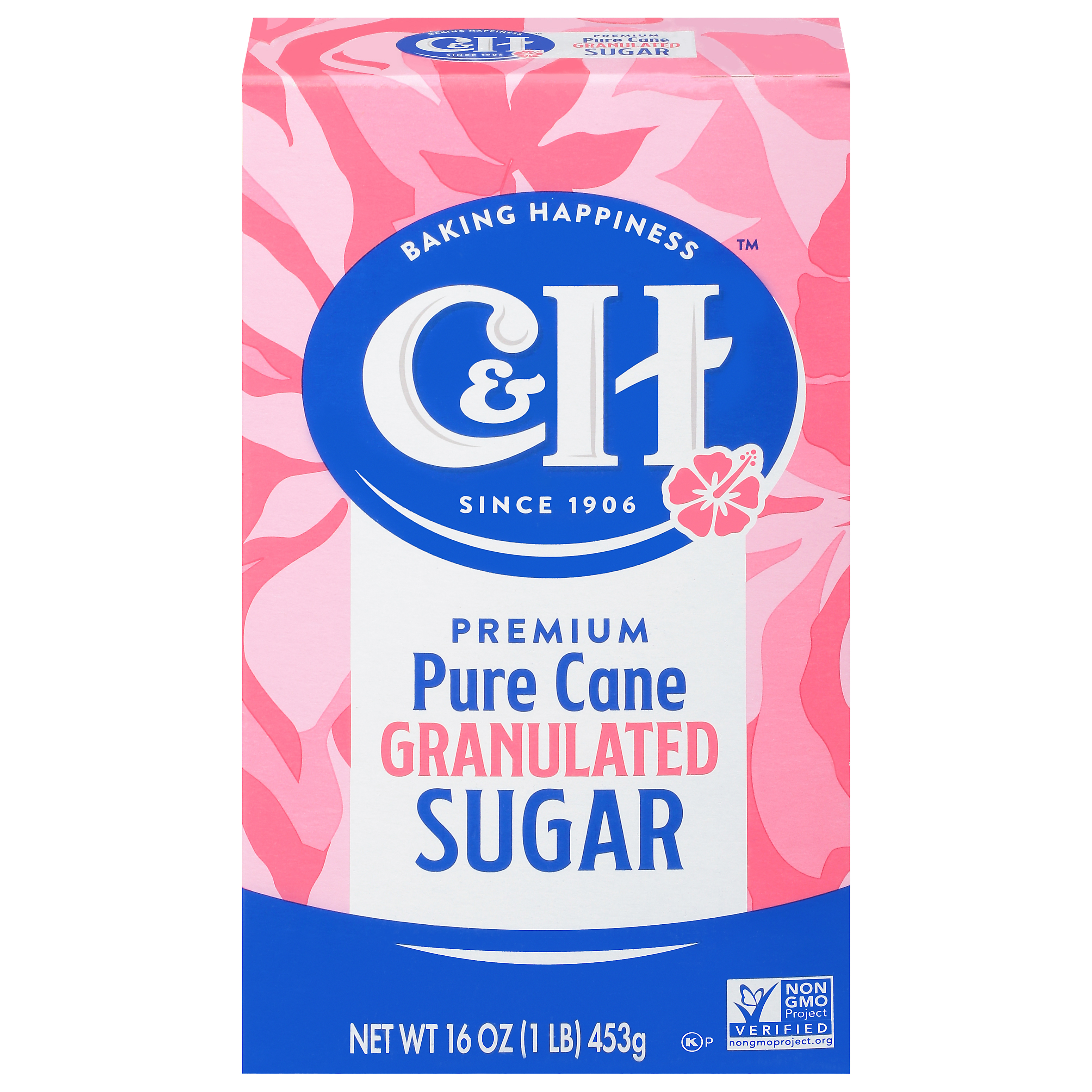 C&H® Pure Cane Granulated Sugar - 1 lb. Carton