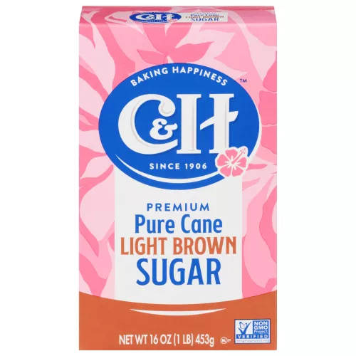 C&H® Pure Cane Golden Brown Sugar - 1 lb. Carton