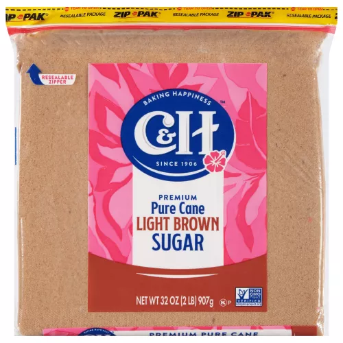 C&H® Pure Cane Golden Brown Sugar - 2 lb. Poly