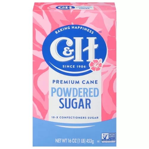 C&H® Pure Cane Powdered 10X - 1 lb. Carton