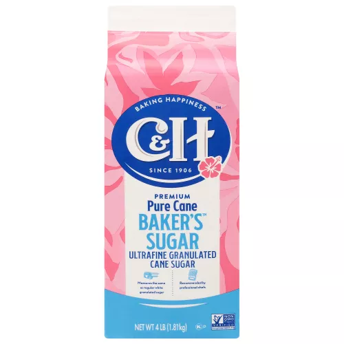 C&H® Pure Cane Baker's Special Sugar - 4 lb. Carton