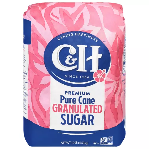 C&H® Pure Cane Granulated Sugar - 10 lb. Bale